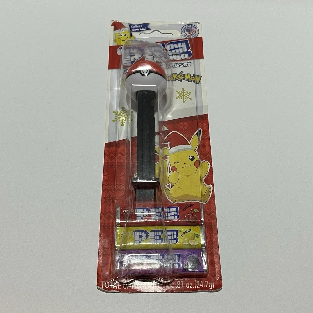 Pez Dispenser Pokemon Pikachu Pokeball 2023 ~NEW